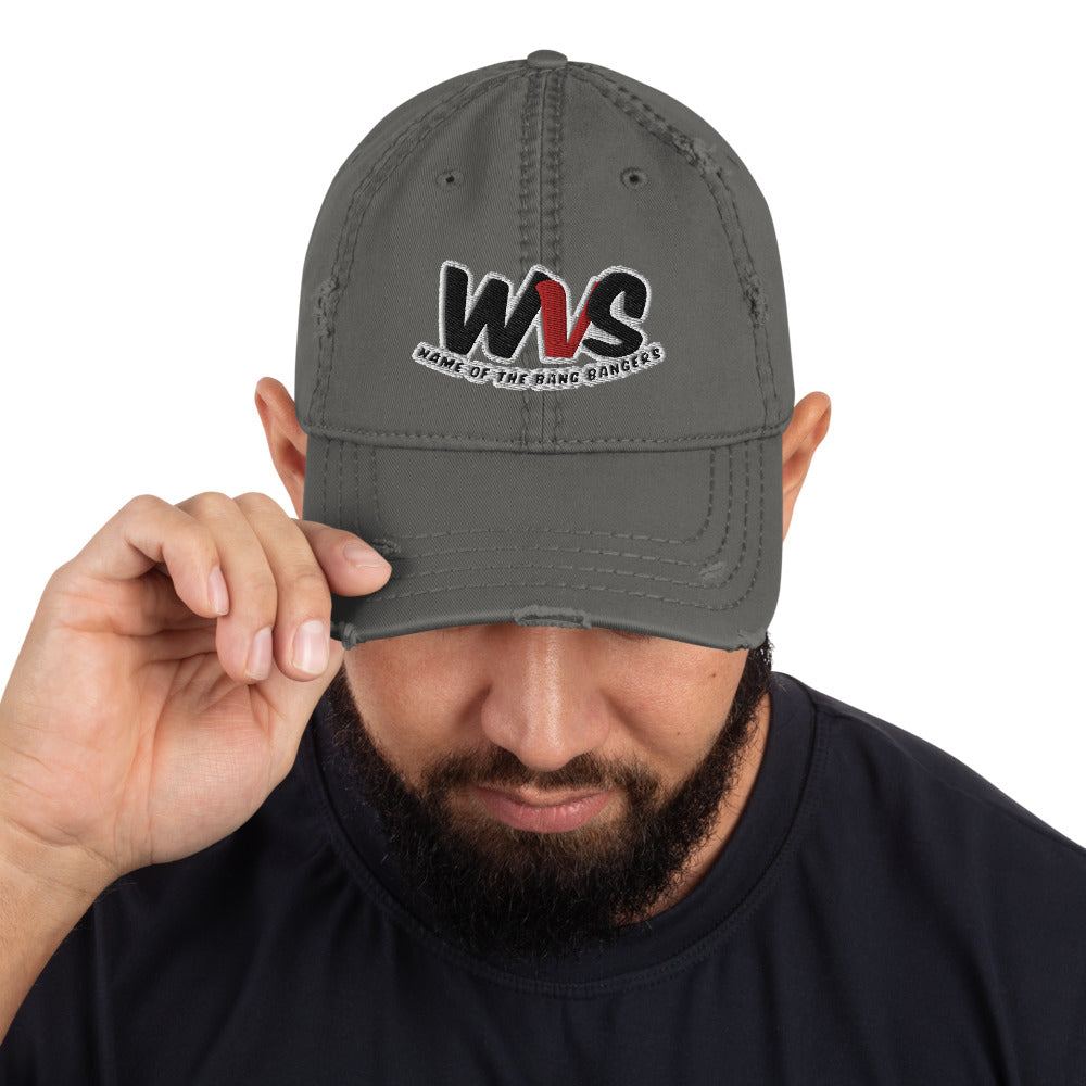 WVS Distressed embroidered hat